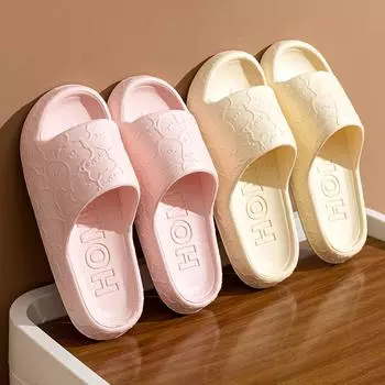 Summer Women s Slippers Cute Cartoon Bear Indoor Soft Sole Comfortable Exquisite Slides Bathroom Anti-slip Beach Outdoor Shoes 36-37 розовый