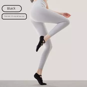 Summer Yoga Socks Non Slip Professional Women s Toe Socks Pilates Socks Special Indoor Sports Split Toe Summer Thin [Non Slip a pair] with five fingers_pure black