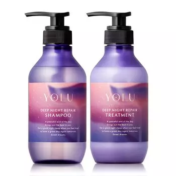 Summer YOLU Yoru Shampoo Treatment Set Deep Night Repair [2025 Limited]
