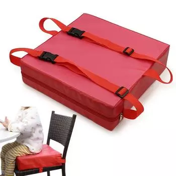 Sumnacon Meal Seat Chair Регулируемый по высоте стул с подушкой-шнурком, Детская подушка, Подушка, Детская подушка, Дети, (Розовый + Красный)