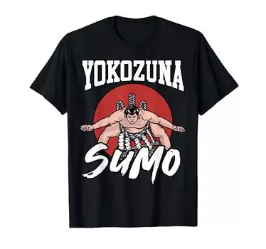 Sumo Pro Wrestling Sumo Yokozuna Sumo Япония футболка чёрный