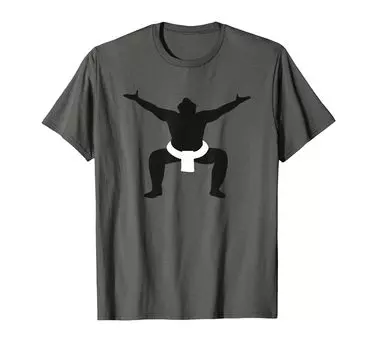 Sumo wrestler T-shirt серый