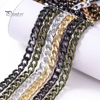 Сумочка-цепочка с двойными пряжками, модные широко применяемые сумки на ремне, замена ремней для женщин