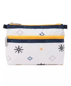 Сумочка COSMETIC Fair Isle Ivory Embroidery [LeSportsac] [Официальный] CLUTCH/7105