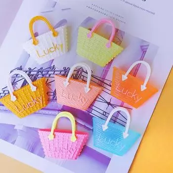 Сумочка для кукольного домика своими руками Min Dollhouse Princess Doll Handbag LUCKY Shopping bag Children Gift розы красного