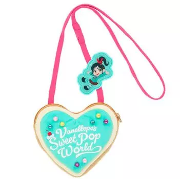 Сумочка для шеи Vanellope Palpalooza Sweets Pop Приятные товары в Токио Сувенир Disney Vanellope s World Limited Disneyland светло-синий
