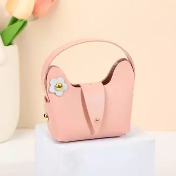 Сумочка-конфетница, кожаная сумка для свадебных сувениров, мини-коробка для принадлежностей на день рождения