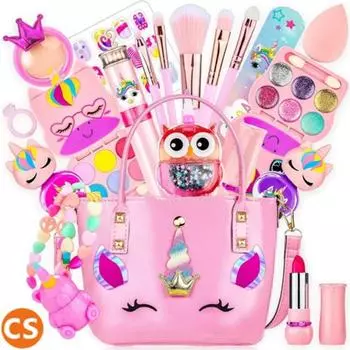 Сумочка Magic Cute Unicorn Owl, детский косметический набор, сумка через плечо Hue Cross, сумка для ролевых игр, рождественский подарок на день рождения племяннику, 1 шт.
