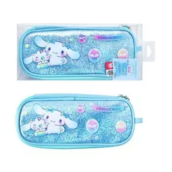 Сумочка-пенал Sanrio с блестками и блестками, пенал для школьников, пенал для школьников, подарок на вход в начальную школу, булочка с корицей, 1 шт.