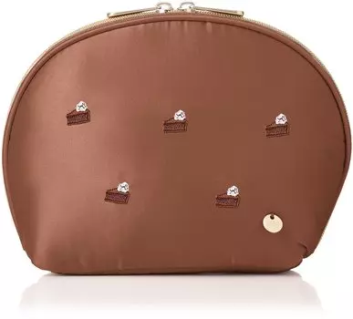 Сумочка-полумесяц с вышивкой «Сладости» PWGB224623 BRW [Gelato Pique] для женщин коричневый