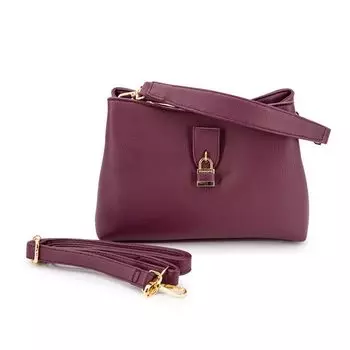 Сумочка с навесным замком и съемными ручками Женская TORRENTE Petit коричневый