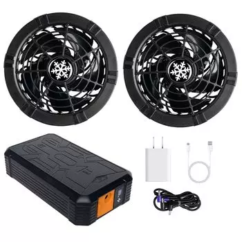 Sumwind Work Clothes Fan 30V Ultra High 30000mAh Большой японский бесщеточный 4-уровневый ветер PSE Field Heat Stroke для жилетов с быстрой зарядкой Подходит для