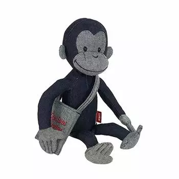 Sun Arrow Curious George Classic George x EDWIN (M) Plush Toy Sitting Height 22cm