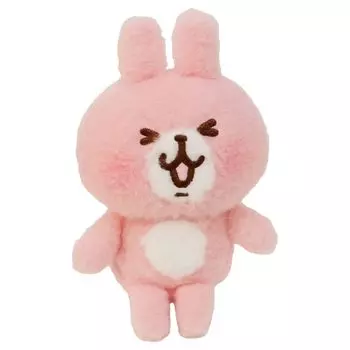 Sun Arrow Kanahei Small Animal Fluffy Rabbit Kyaha Plush Toy H15 xx K-9474 W10.5 D8.5cm