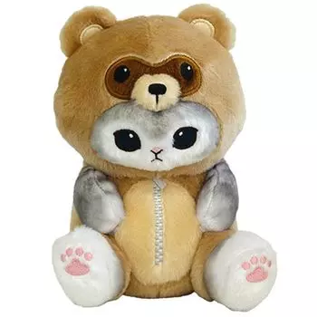 Sun Arrow mofusand Potetama Плюшевая игрушка Енот Ньян Грей