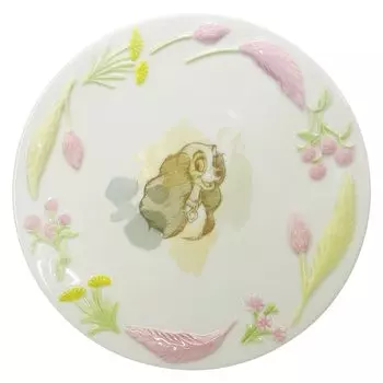 Sun Art Disney and the Lady Flower Lady Tramp Plate, Approx. 20cm, Relief, SAN4047-2 белый