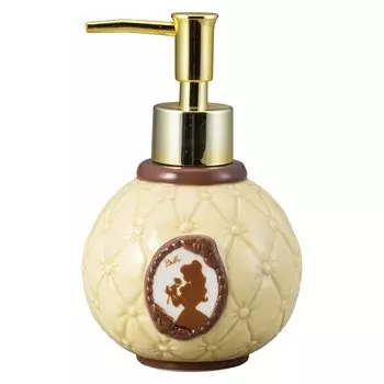 Sun Art Disney and the Soap Dispenser 330ml SAN3633 Yellow Beauty Beast Approx.