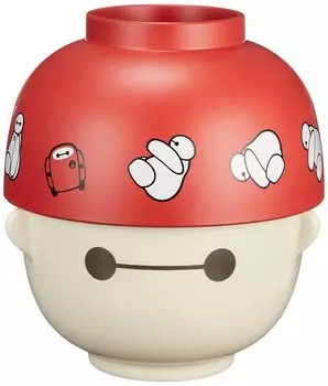 Sun Art Disney Hero Soup Bowl and Rice Bowl SAN3474 Big 6 Set, Mini, 200ml,