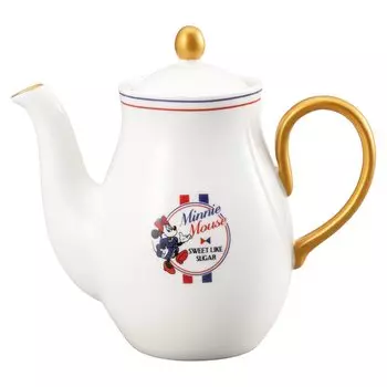Sun Art Disney Minnie Mouse SAN3918 Teapot, 1250ml, Tricolor,