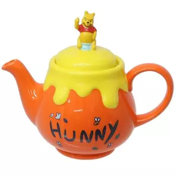 Sun Art Disney the SAN3972 Winnie Pooh Teapot, 550ml, Seated,