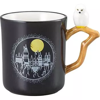 Sun Art Harry Potter SAN3736 Hedwig Mug with Figure, Approx. 9.2 fl oz (260 ml)
