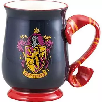 Sun Art Harry Potter SAN3739-1 Muffler Mug, Approx. 15.2 fl oz (450 ml), Gryffindor