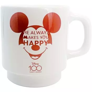 Sun Art The Walt Disney Company 100-летие D100 Штабелирующийся Микки День рождения Сделано в Кружка, Мышь, Прибл.. 305 мл, Посуда, Предметы коллекционирования, Подарок, Подарок,