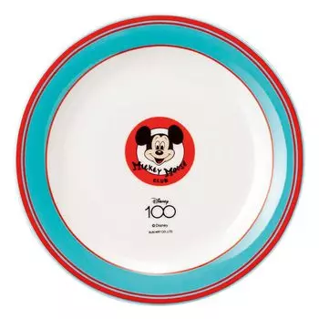 Sun Art Walt Disney Company 100th Anniversary D100 Mickey Mouse Club Plate Dish Retro Pop Tableware Tableware Goods Miscellaneous Goods Present Gift белый