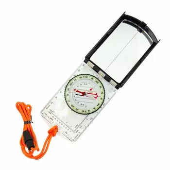 Sun Company Pro Sight Sighting Map Compass с регулируемым склонением. Ручной компас с базовой пластиной для ориентирования и навигации по маршруту выживания.