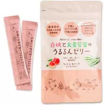 Sun Farm Желе из персика и ячменной травы, 7 бутылок