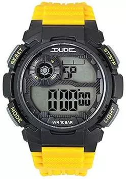 Спортивные часы Flame Dude SDU01 желтые [Sun Co., Ltd.] SDU01-YE мужские жёлтый