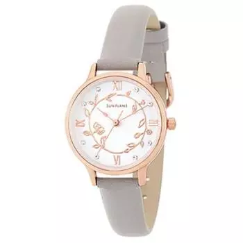 [Sun Flame Co., Ltd.] Sun Flame 38JL33-GY Women s Gray Watch