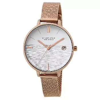 Sun Flame женские MJGJUA02-PG (GRANDJOUR Модные женские часы) Круглые часы из золотого сплава, аналоговые