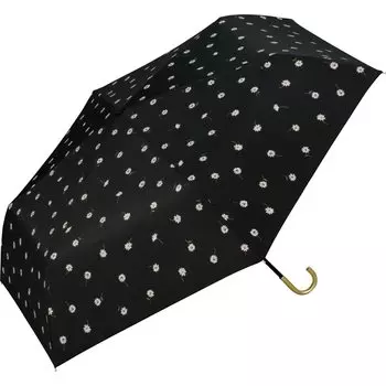 Sun Gold Line Black Light UV Heat Suitable for Sun and Folding 55cm Perfect for and Stylish and Cute for Product [2025] Wpc. Umbrella, Margaret, Mini, чёрный