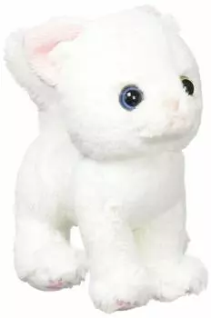 Sun Lemon Kitten White Cat Odd Eye 11 x x 12cm Stuffed Animal Cat 4.8
