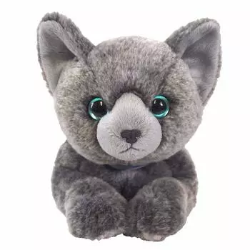 Sun Lemon Knee Cat Russian Blue M 17 x 18 x 47cm Stuffed Animal P-7652