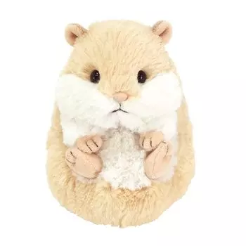 Sun Lemon Koromoffuru Hamster Beige 12 x 15 x 14 cm Stuffed Animal P-8272