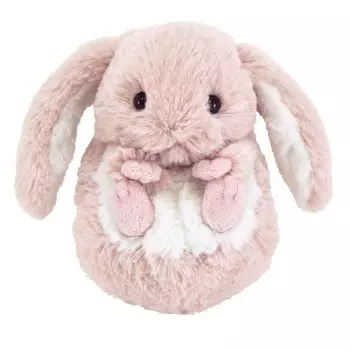Sun Lemon Koromoffuru Rabbit Pink 16 x 15 x 14 cm Stuffed Animal P-8262
