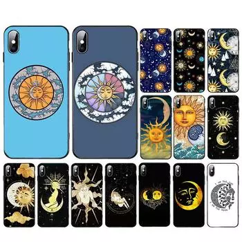 Sun Moon Love Mother Art Design чехлы для телефонов X XR XS MAX 5 5S 6 6S SE 2020 8 7 Plus Pattern мягкие задние чехлы TPU чехол Fundas iPhone SE2020