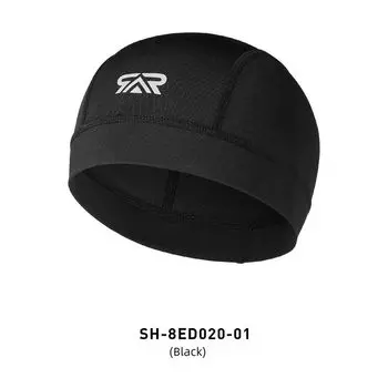 Sun Moss Summer Cycling Small Hat Sweat-Absorbent Breathable Outdoor Running Workout Quick-Drying Hat Riding Breathable Lining Cap Black Free size head circumference 53-58cm