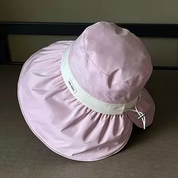Sun-Proof Bucket Hat New Arrival Small Summer Face Season Outdoor Travel Sun Hat UV Protection K-style Big Brim Sun Hat Pink Adjustable