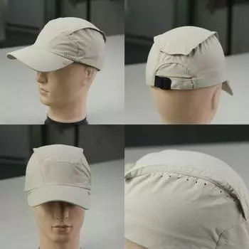 Sun Protection for Men and Women Fishing Hat Outdoor UV-Proof Face Cover Neck Sun Hat Sun Hat Mountain Hiking Cap Beige Adult head circumference 56-60cm