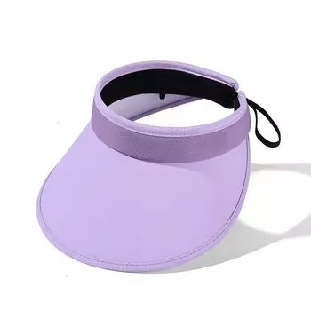 Sun Protection Hat Women s Summer Korean Fisherman Hat New Arrival Cute Outdoor Sports Sunhat Cycling Headband Hat Purple (Foldable) Adjustable