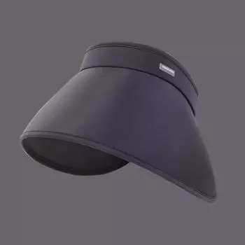 Sun Protection Hat Women s Summer UV Protection plus Size Ice Silk Top Sun Hat Surrounding Brim Cover Face Empty Sun Hat XMZ087 dark gray All yards
