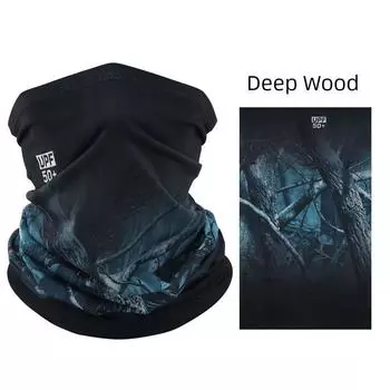 Sun Protection Mask Cycling Sun Protection Bandana Men and Women Fishing Ice Silk Magic Headband Summer Scarf Thin Deep Wood One size
