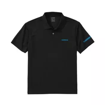 Sun Protection Polo Shirt Black M [Shimano] SH-063Y чёрный