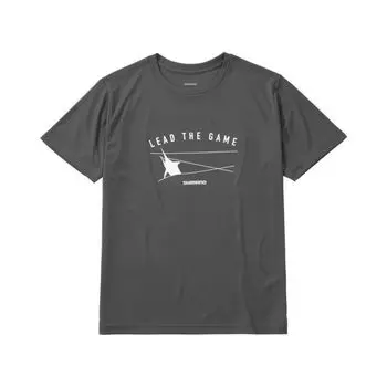 Sun Protection Short Sleeve Charcoal S [Shimano] T-shirt SH-061Y древесный уголь