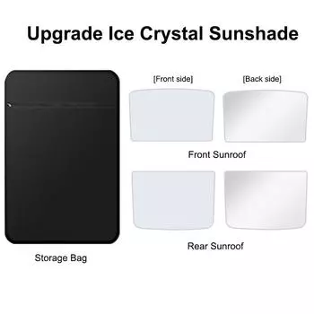 Солнцезащитные шторки для Tesla Model 3+ Highland 2024 Model Y 2024 Ice Cloth Buckle Sun Pare Glass Front Rear Lumpre Skylight Accessories