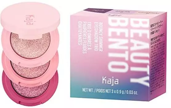 Sun Smile Kaja Beauty Benteau Rose Eyeshadow Trio [01 Вода]