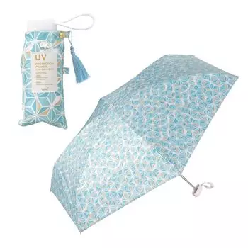Sun Sun Amulet Saxe Color Light UV Heat Rain or Folding Umbrella for and and Retro Style for Women [2025] Wpc. Umbrella, Protection, Parasol, Mini,